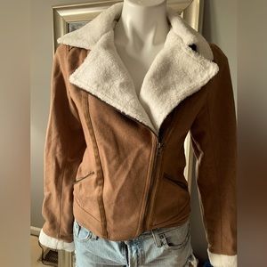 NWT HOLLISTER WOOL-BLEND BOMBER JACKET Size Small